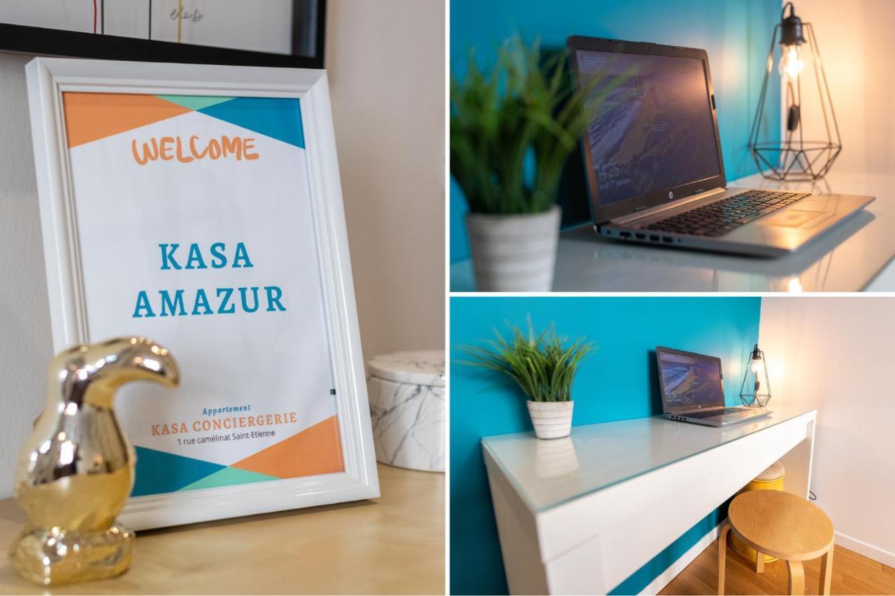Kasa Amazur - Centre Ville & Cosy سانت إتيان المظهر الخارجي الصورة